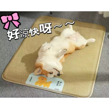 【台灣現貨】寵物涼墊 寵物涼蓆 寵物涼墊 狗狗睡墊 貓咪睡墊 冰絲墊 寵物床 夏 冰絲涼感墊 NI