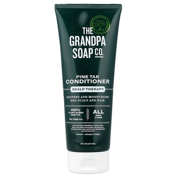 The Grandpa Soap Co., 松焦油護髮素，頭皮護理，8 液量盎司（237 毫升）
