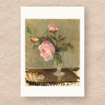 【 藝術畫卡 】莫莉索・牡丹 | B4畫卡