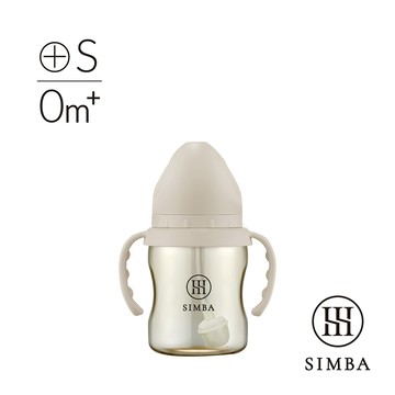 小獅王辛巴 蘊蜜鉑金PPSU寬口吸管把手防脹氣奶瓶(200ml)-學飲適用(主導式餵奶專用)