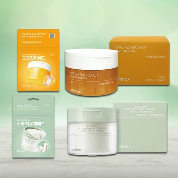 韓國 Celimax 透亮煥白淡斑/積雪草/去角質 棉片 10片/40片/60片【好物底家】DS029327 x