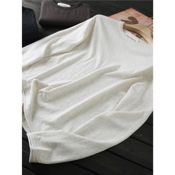 少量無補！羊絨+羊毛！北歐訂單男士秋冬親膚圓領打底針織衫毛衣