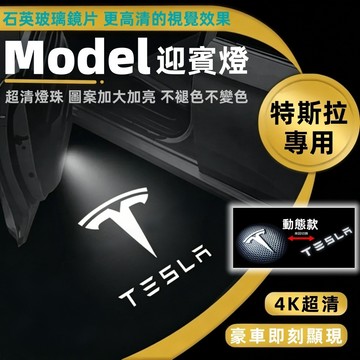 特斯拉高清迎賓燈 tesla 煥新 model Y 3 x s 迎賓燈 氛圍燈 車門燈 照地燈 LED氣氛燈 玻璃不褪色