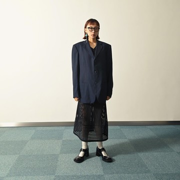 【NaSuBi Vintage】俐落輪廓單襟古著西裝外套