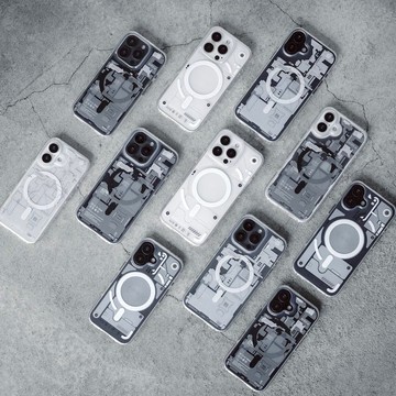 iPhone 16 XRay M 3D 視覺磁吸防摔手機殼(支援MagSafe) 透灰/6.1