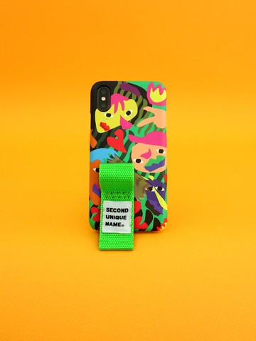 Sun Case Graphic Human Green Yellow Green- Finger