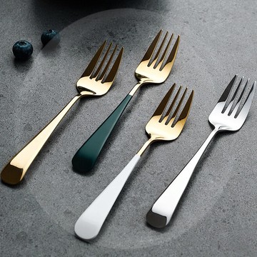 水果叉套裝家用創意不銹鋼可愛叉子ins北歐蛋糕甜品沙拉兒童叉子