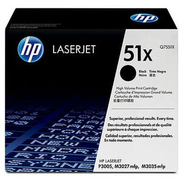 【領券滿額折200】  HP Q7551X / 51X 原廠黑色碳粉匣 適用LJP3005/M3035mfp