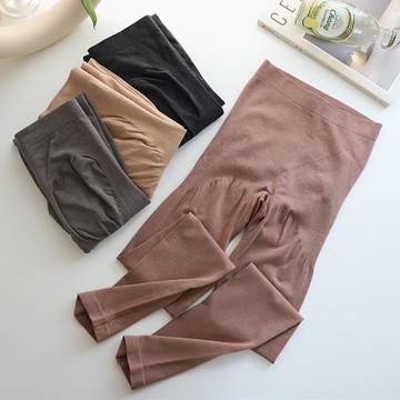 塞德納秋冬羊毛莫代爾毛圈保暖褲修身無縫收腹提臀打底褲薄女秋褲