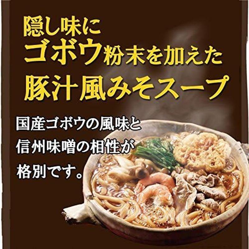 高砂食品 みそ味 なべ焼うどん 10食入り ゆで麺 常温保存可能