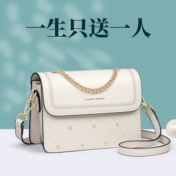 包包女新款秋冬小方包單肩斜挎包bags高級感手機包真皮女包