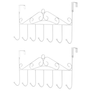 TRENY經典門後掛勾 - RG127-7  白色  2個