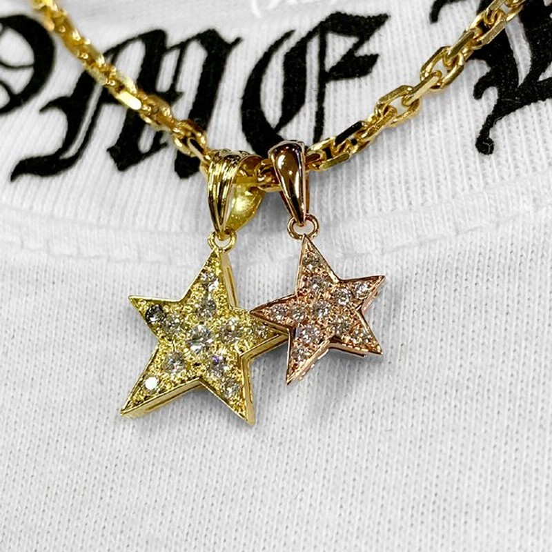 K18 スター チャーム ダイヤ Mini Yg Wg Pg 18金 ダイヤモンド 星 モチーフ ペンダント トップ ネックレス メンズ レディース 18k G Baller ジーボーラー 通販 Lineポイント最大0 5 Get Lineショッピング