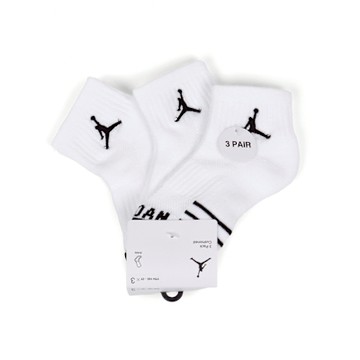 Nike 兒童襪 Jordan Cushioned Ankle 童襪 白黑 厚底 毛巾布 小朋友 休閒襪 襪子 JD2523115PS-001