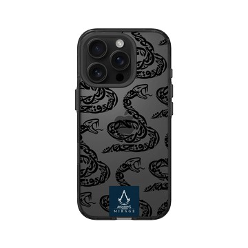 iPhone 16 Pro Clear (相機按鈕) 酷墨灰 - Assassin's Creed - Assassin's Creed Mirage® - Snake Calligraphy