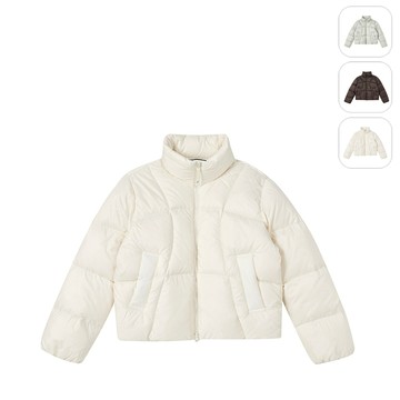 【FILA】女性 羽絨外套-米卡其 5JKZ-5207-BG