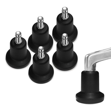 AXL 61mm 固定高腳墊 辦公椅止滑椅腳墊 不傷地板 台灣製 五入組