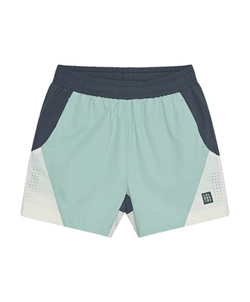 灰藍拼接快乾短褲116cm