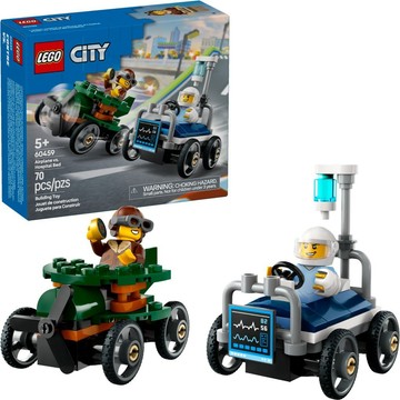 LEGO 60459 飛機vs.病床賽車套裝🟦淡北 🟩電積系(350)🟨City