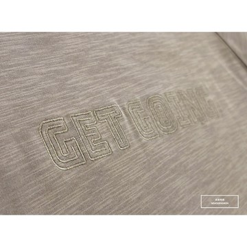 『老爺有喜』重磅GOING刺繡竹節棉大學T-咖(NOF2309387)