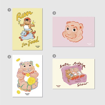 2025 家虎的日常系列 | 多款6x8小海報大卡片