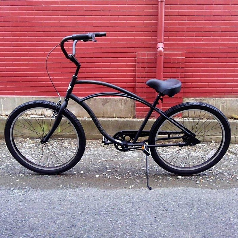 自転車 ELECTRA CRUISER-1-MatteBlack エレクトラ ビーチクルーザー 26