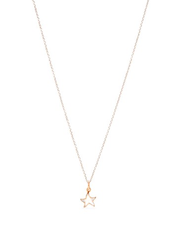 Dodo - 18kt rose gold Stellina enamel charm - women - 18kt Rose Gold/Enamel - One Size