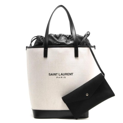 Yves Saint Laurent サンローラン Y字型 レザートートバッグ バッグ