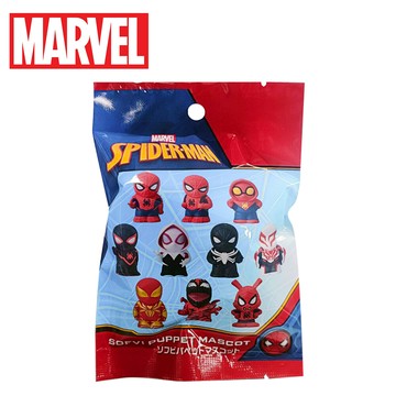 蜘蛛人 指偶公仔 模型 手指玩偶 軟膠指偶 marvel 漫威英雄 款式隨機645632