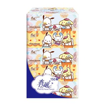 【春風 】 狗狗好朋友盒裝面紙150抽*5盒*2串(面紙)