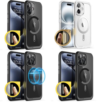 SUPCASE iPhone 16系列 UB Mag 透色磁吸防摔殼(含相機按鍵)