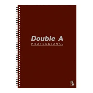 Double A辦公室系列筆記本/A5/線圈/咖啡/50頁