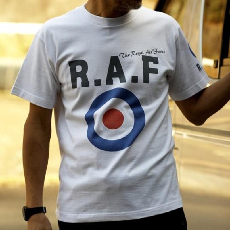 USミリタリー 英国空軍 Royal Air Force ターゲットマーク 半袖Tシャツ