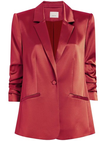 Cinq A Sept - Kylie Satin blazer - women - Polyester/Triacetate - 6 - Red