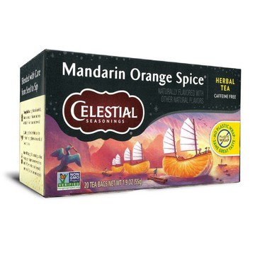《Celestial Seasonings 詩尚草本》Mandarin Orange Spice東方香桔茶(54g)