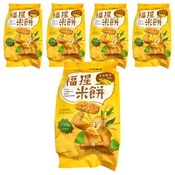 富里鄉農會 福猩米餅 玉米濃湯風味 100%非油炸  102g  510ml  5包