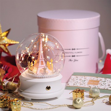 【客製化禮物 / 聖誕禮物】巴黎鐵塔浪漫星瓶 藍牙揚聲器 (F01