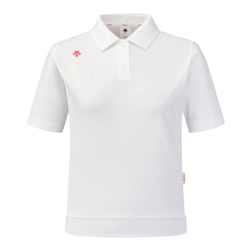 DESCENTE GOLF 迪桑特 PATTERNED SHORT-SLEEVED T-SHIRT 女士 高爾夫球上衣