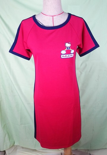 【震撼精品百貨】Hello Kitty 凱蒂貓~休閒洋裝_紅