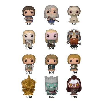 FUNKO Bitty POP Singles: 魔戒系列 （隨機出貨）FN84834