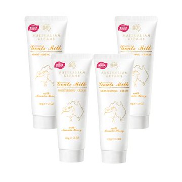 【澳洲G&M】山羊奶潤膚護手霜含曼努考蜂蜜(100g/支 4入組) 即期品-2026年2月到期