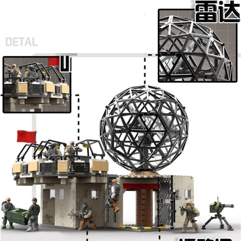 レゴ互換品 ミリタリーブロック 近代軍事ブロックセット 砂漠の兵士