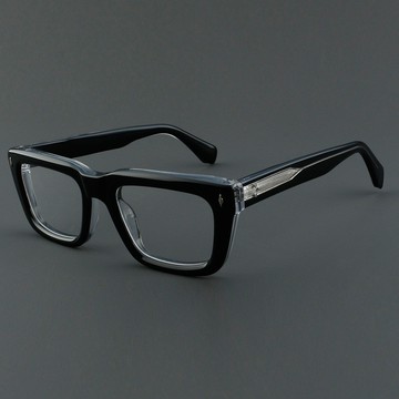 [Mortal] 厚款複古方框鏡架 歐美個性鏡框 寬53mm大臉福音 可配近視鏡片光學眼鏡