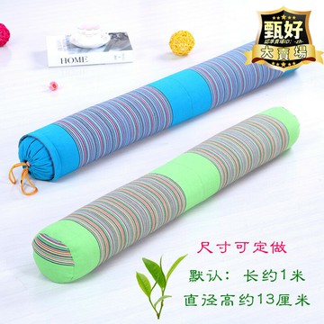 6BUJ雙人長條枕頭頸椎枕男女護頸枕芯蕎麥殼情侶枕芯圓柱形抱枕皮