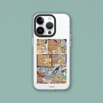 Clear透明防摔手機殼∣湯姆貓與傑利鼠/復古漫畫風 for iPhone