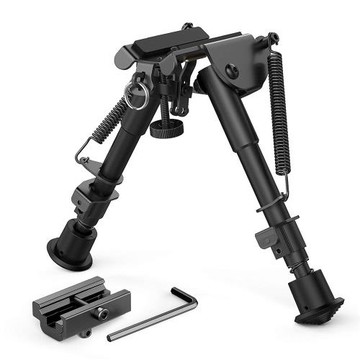 6寸-9寸蝴蝶片支架 Rifle Bipod 金屬架腳架伸縮折疊腳架相機