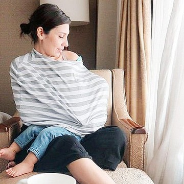 MOOIMOM 沐伊孕哺 時尚典雅哺乳巾/多功能哺乳圍巾