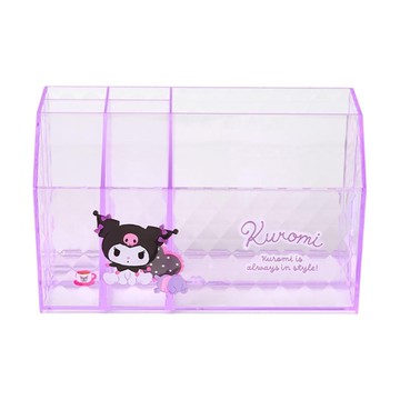 【震撼精品百貨】酷洛米_Kuromi~日本SANRIO三麗鷗 酷洛米桌上型化妝品收納架*11595