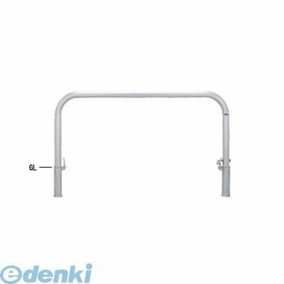 【個人宅配送不可】帝金（Teikin）［S82PK-15］ 「直送」【代引不可】 ステンレス製バリカー　横型・コノ字型・アーチ型・U字型車止めポール