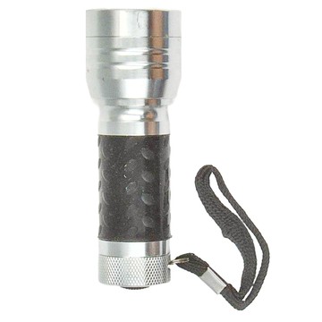 實用牌 19LED 鋁合金手電筒 - 防滑握柄 附掛繩  1支